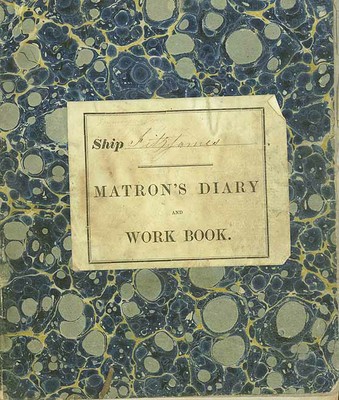Front cover of the Matron's Diary from NRS 5329