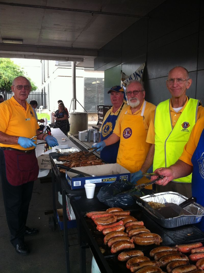 Open Day 2011 - The Lions Club put on a terrific sausage sizzle. Photo by Fiona Sullivan