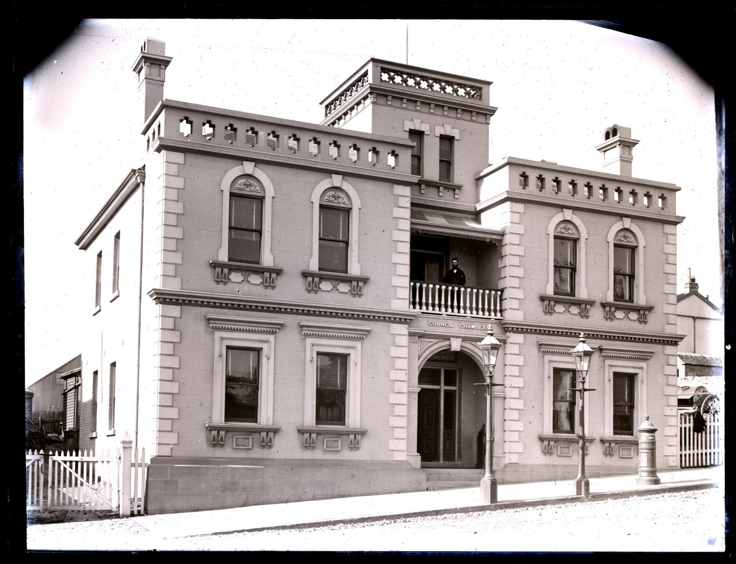 The former Newcastle Council Chambers (Barney-Snowball Collection)