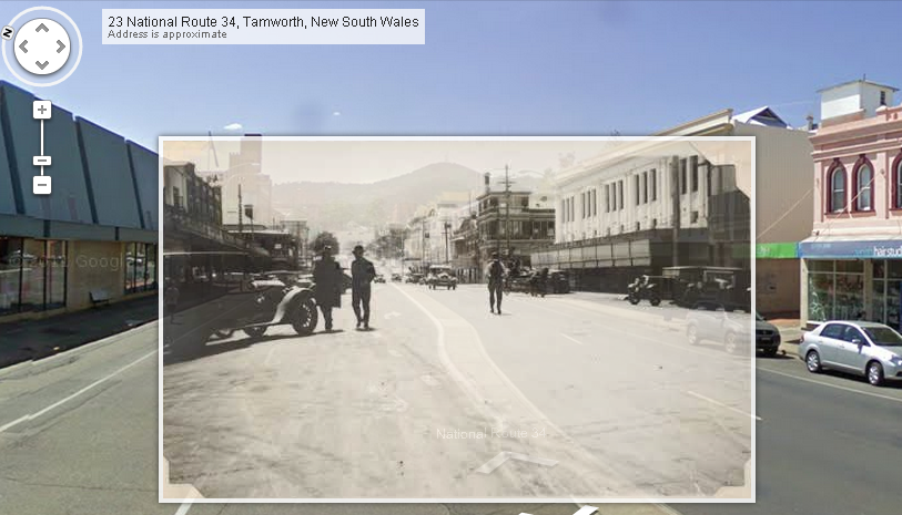 Brisbane Street, Tamworth on Historypin