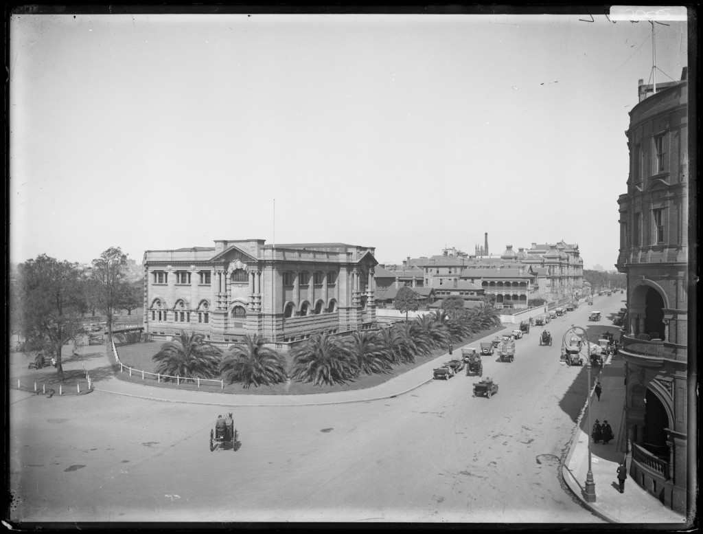 Mitchell Library and Macquarie St from Public Library Date: October 1919 Digital ID: NRS4481_ST7005P